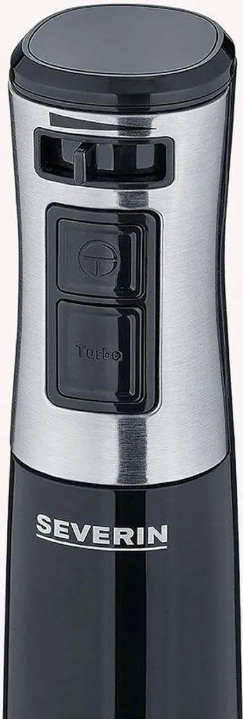 Mélangeur plongeant de cuisine 600W amovible en acier inoxydable poli
