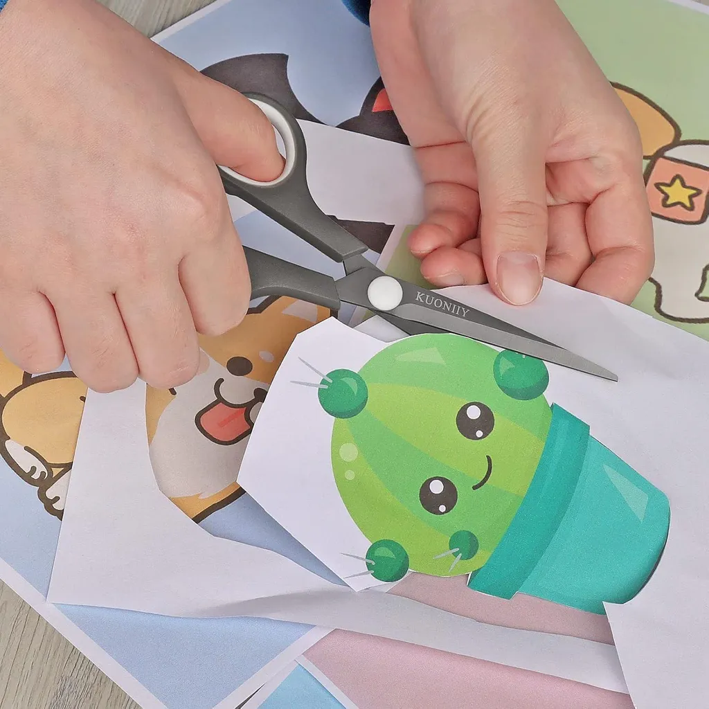 Ciseaux de Découpe Précise 15,3 cm Idéal pour Loisirs Créatifs et École