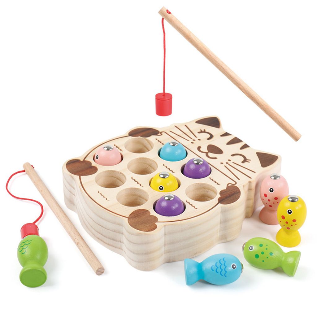 3D Baby Montessori Magnetische Angelspiele Spielzeug für Kinder Pädagogisch 