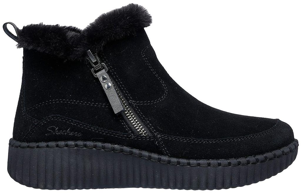 Skechers Wilshire Blvd Fresh Zip Schwarz BBK Größe EU 39 Produktbild 