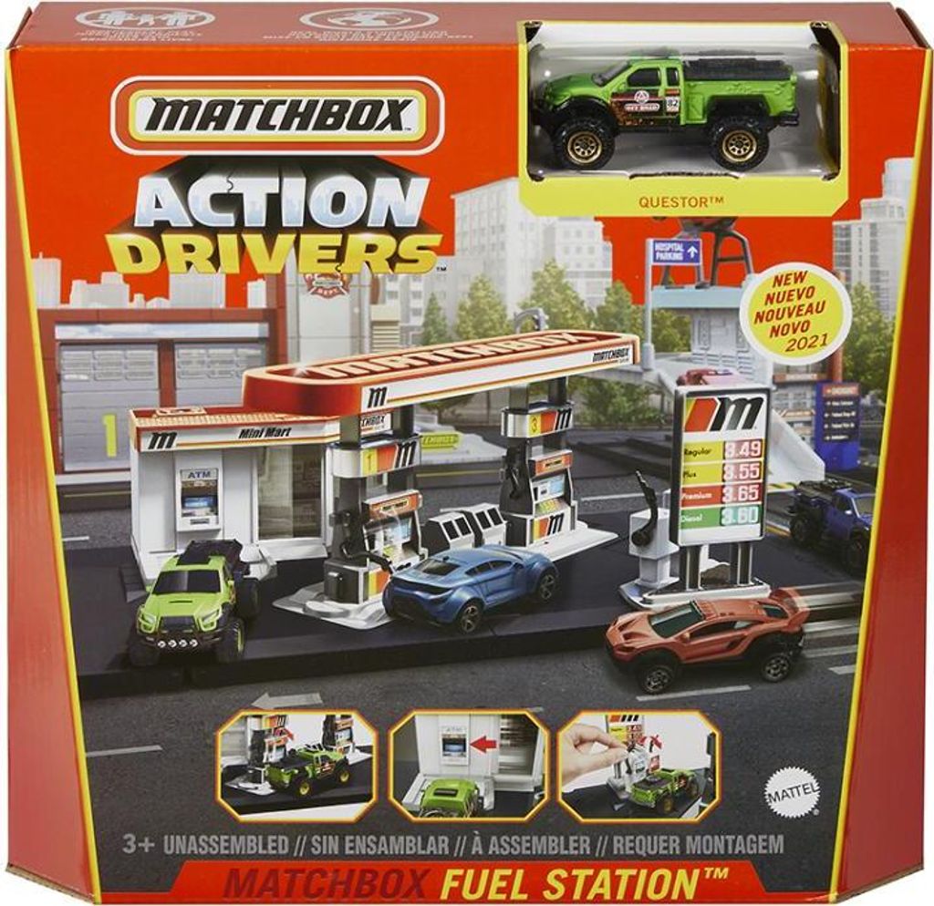 Matchbox Action Drivers GVY83, Auto a město, 3 rok/roky, Obrázek produktu 