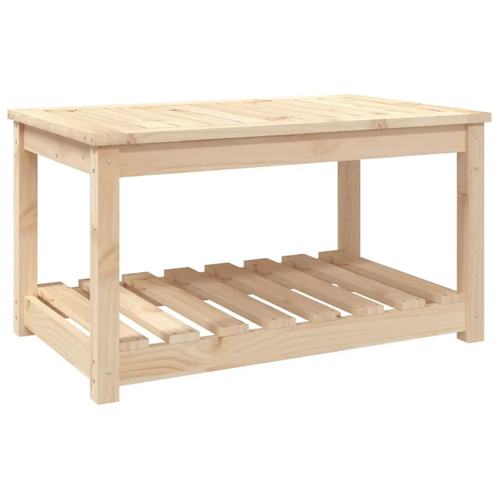 SYFAX Tavolo da Giardino 82,5x50,5x45 cm in Legno Massello di Pino - Saldi