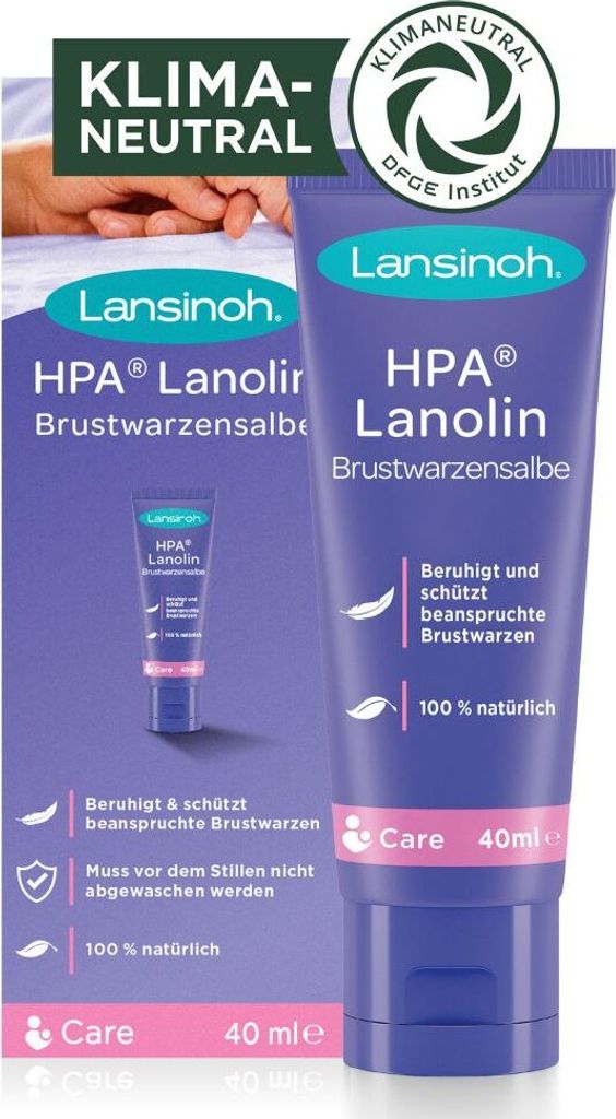 Lansinoh Hpa Lanolina clima neutro unguento 40 ml Immagine del prodotto 