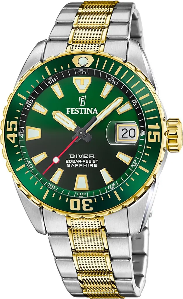 Specifiche Festina F20706/2 Orologio Subacqueo 200m Vetro Zaffiro Uomo