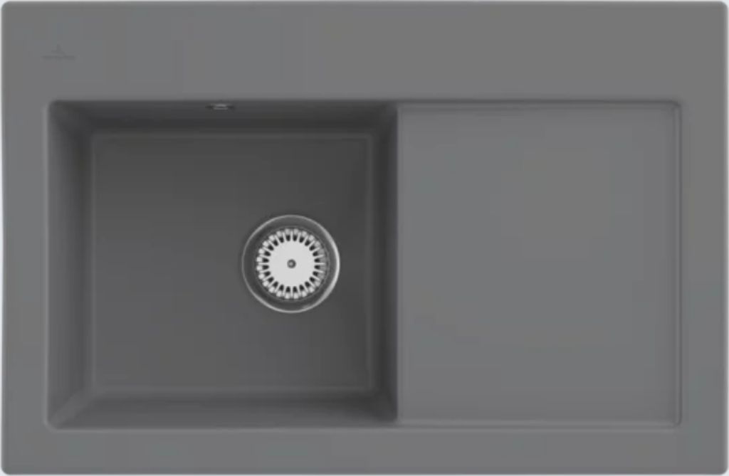Villeroy & Boch Keramikspüle 677201SL, Subway 45 Einbauspüle - inkl.
