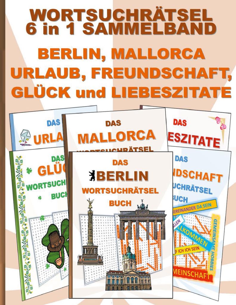 Wortsuchr Tsel 6 In 1 Sammelband Berlin, – Lingua: Inglese