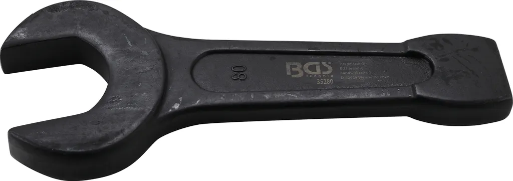 Chiave a Battere Aperta 80mm BGS 35280 | Acciaio Cr-V Forgiato DIN 133