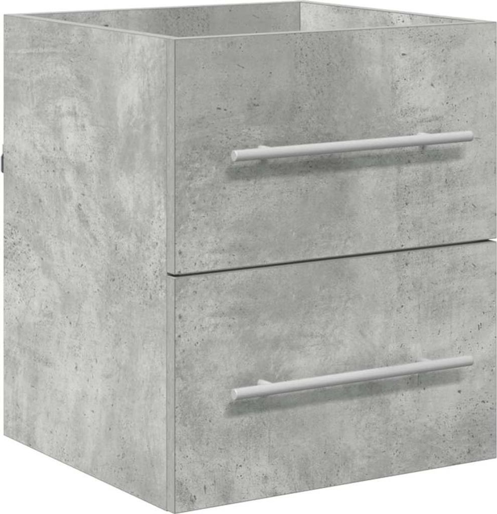 Waschbeckenunterschrank Beton Grau 38,5 x 41 x 48 cm