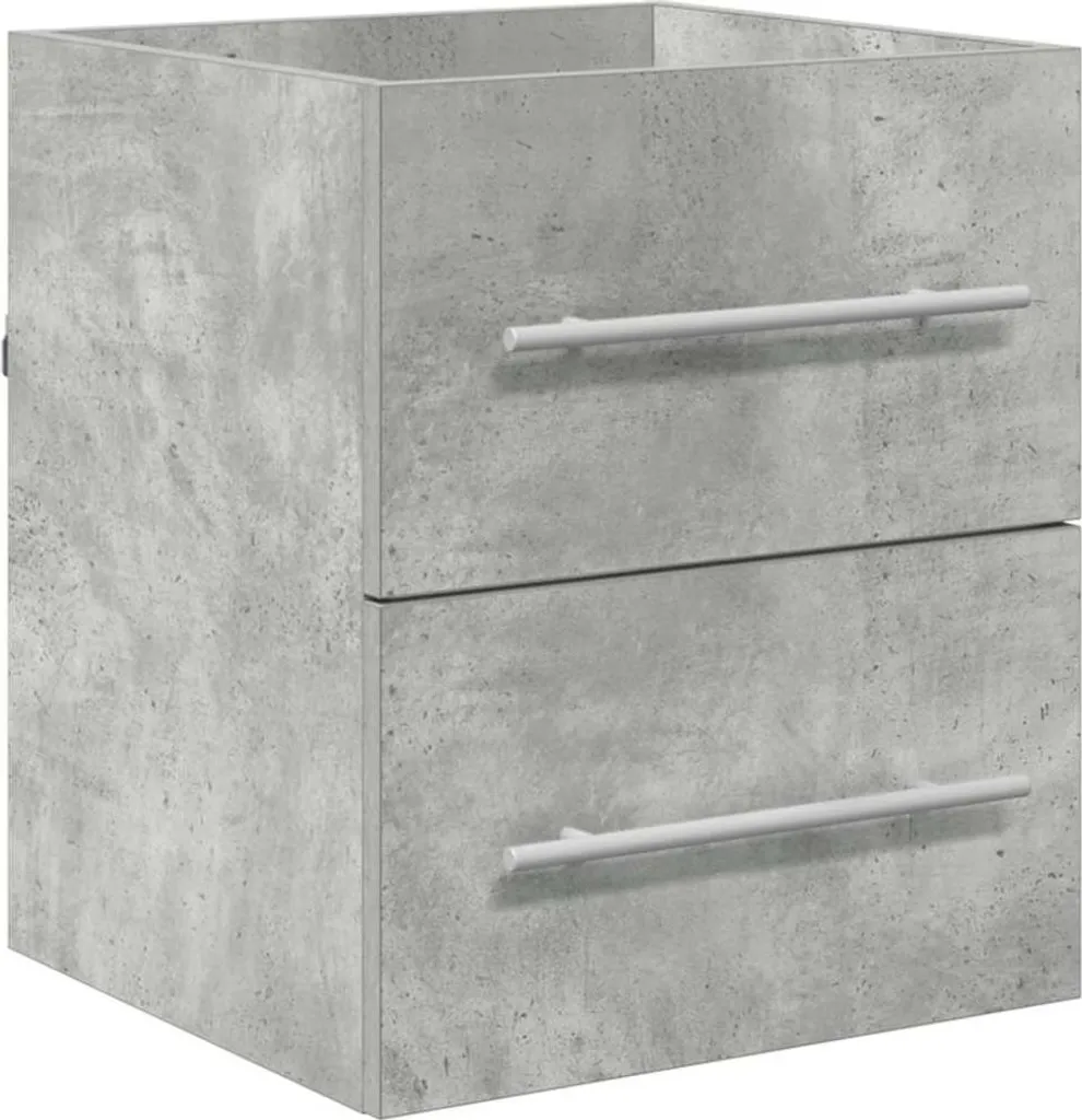 Mobile Bagno Sospeso SYFAX™ Grigio Cemento 38,5cm - Estetica e Funzione