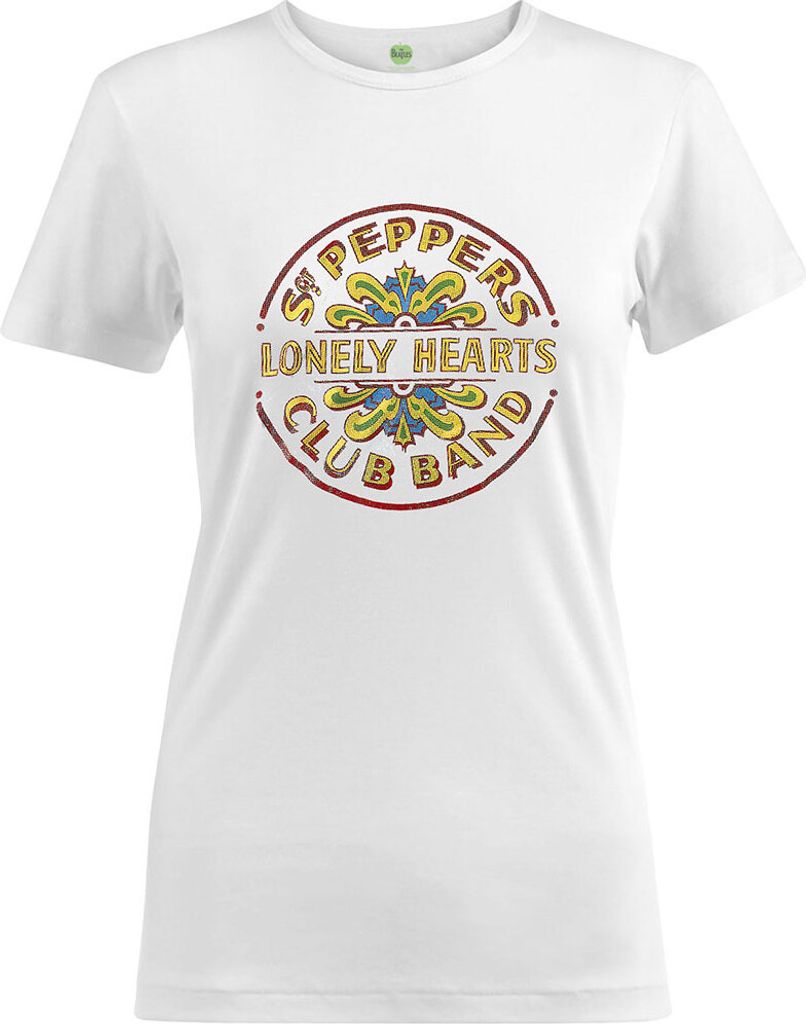 Die Beatles - Sgt Pepper Drum Farbe Damen X-Large T-Shirt - Produktbild 