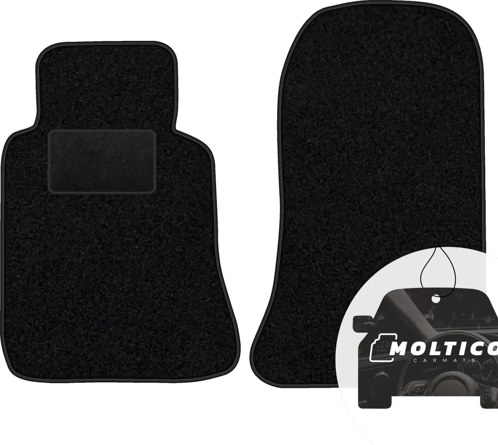 Tappetini Auto Velours Neri per Mercedes W124 | Look Originale 85-97