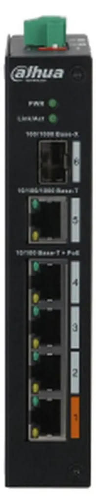 Commutateur PoE Dahua PFS3106-4ET-60-V2 non géré pour réseau fluide