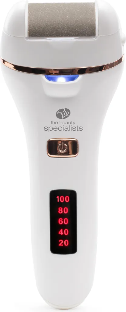 Râpe Anti-callosités Électrique Rio Go Smooth - Soin des Pieds Blanc
