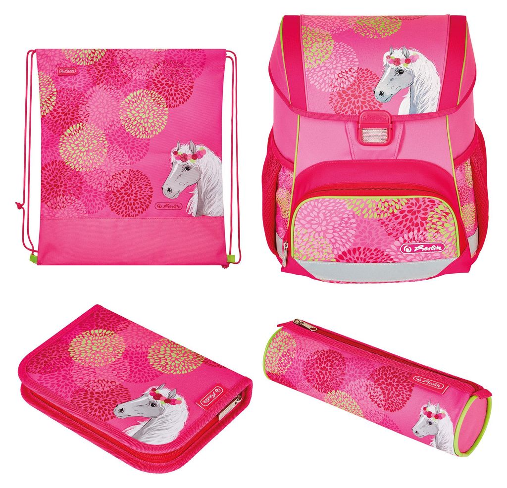 Herlitz Schulranzen Loop Plus Bloomy Horse Produktbild 
