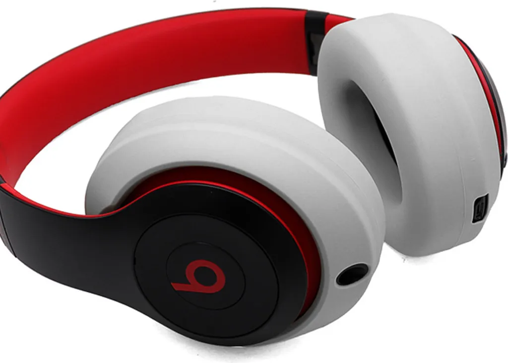 Cuscinetti Silicone Beats Studio 3 Wireless Bianchi - Ricambi Premium - 3