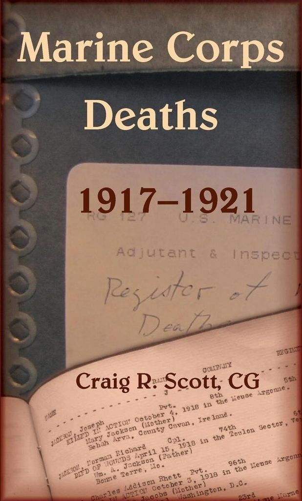 Marine Corps Deaths, 1917-1921