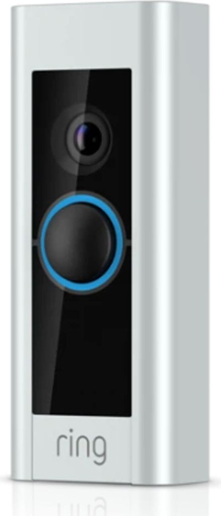 Ring Video Doorbell Pro + Plug-In Adapter, Nickel, Haus, Produktbild 