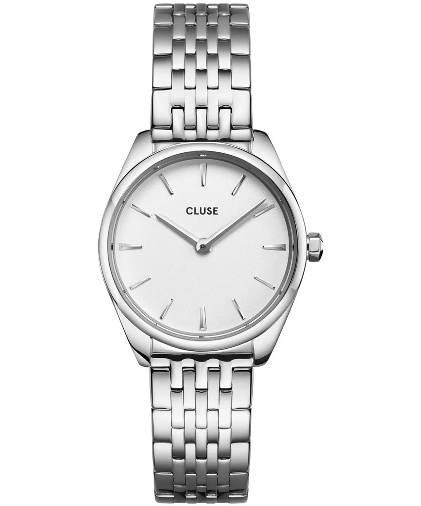 Orologio Cluse CW11706 Argento Féroce Mini | Donna Acciaio Bianco