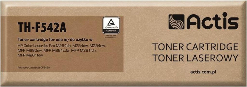 Actis Toner zamiennik do drukarki HP 203A CF542A żółty 1300 stron