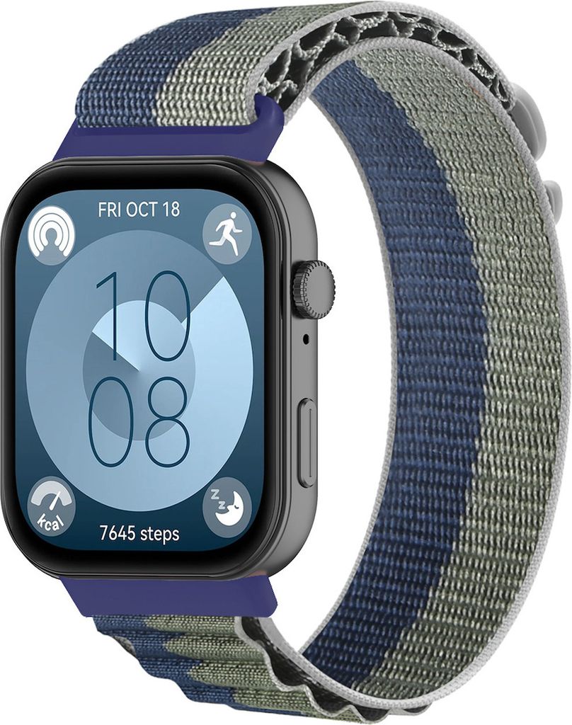 Smartwatch Armband Nylon für Huawei Watch Fit 5 4 / Fit 5 4 Pro / 3 Outdoor Blau