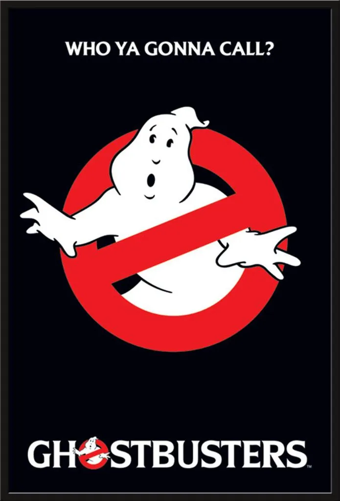 Poster Ghostbusters encadré sous vitre acrylique Shinsuke Maxi 61x91