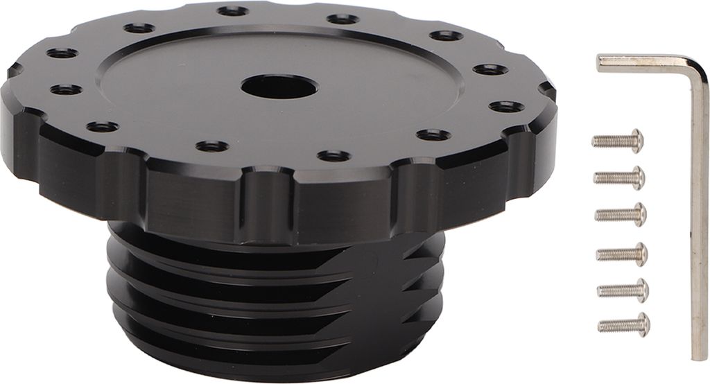 Gaming-Lenkrad-Adapter, professionelles Aluminium, für Thrustmaster T300 T500 TS PC XW, Schwarz