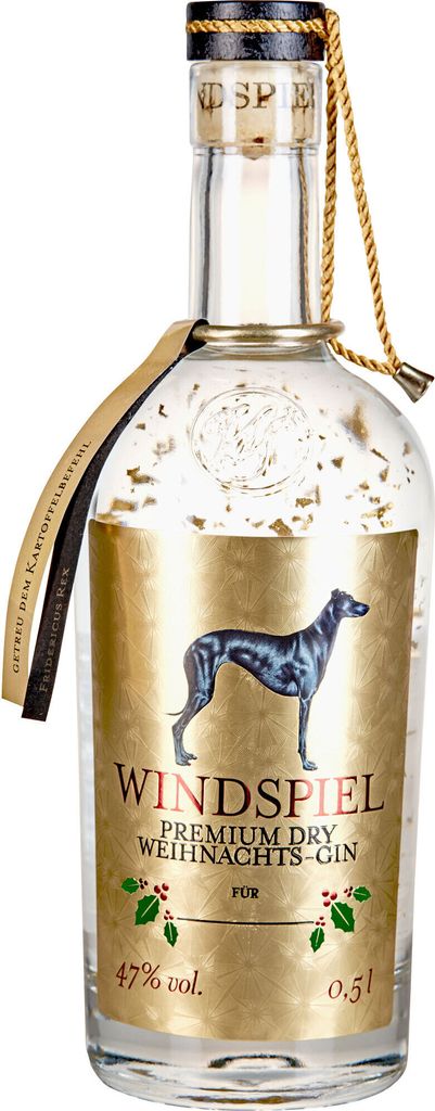 Windspiel Windspiel Premium Dry Weihnachts-Gin 47% vol NV Gin ( 1 x 0.5 L )