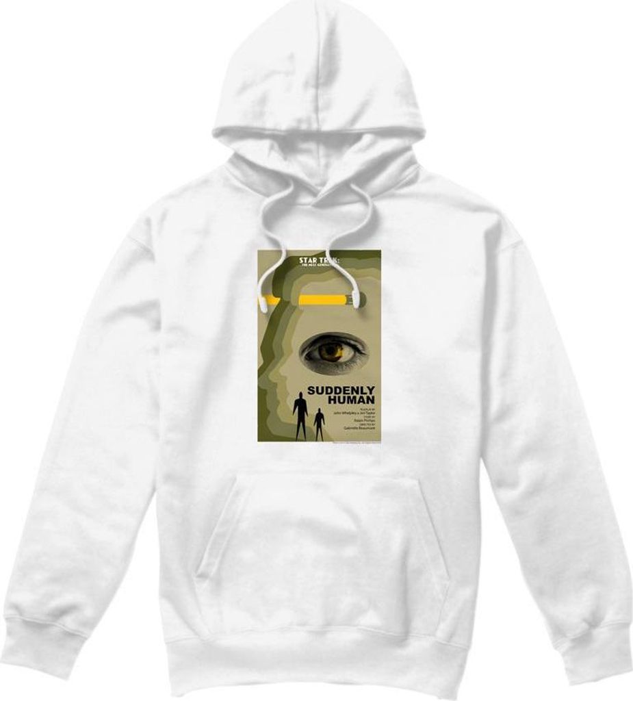 Star Trek - "The Next Generation Season 4 Episode 4" Kapuzenpullover für Herren TV7926 (XXL) (Weiß)