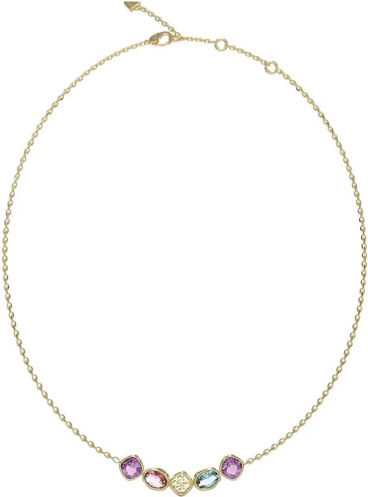 Collana Guess Oro da Donna 46 cm | Elegante Catena in Acciaio Dorato