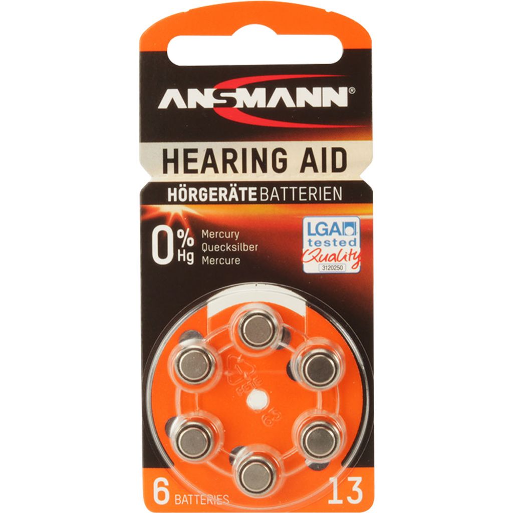 Ansmann Blister 6 X zinek - vzduchová baterie, PR 13, 1,4 Obrázek produktu 