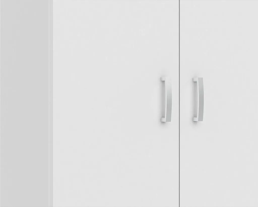 Armoire de chambre à coucher Terni pour optimiser le rangement blanc