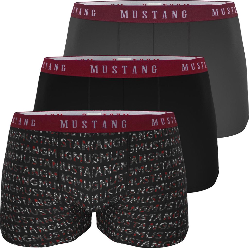 Herren Boxershorts von Mustang Retropants 3er-Pack Produktbild 
