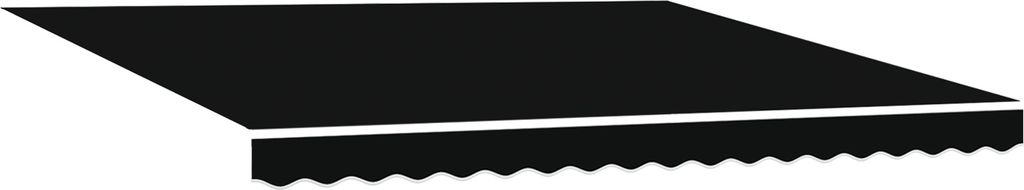 "2025"cloris Automatische Einziehbare Markise Schwarz 400x300 cm - Markisen CHY82873