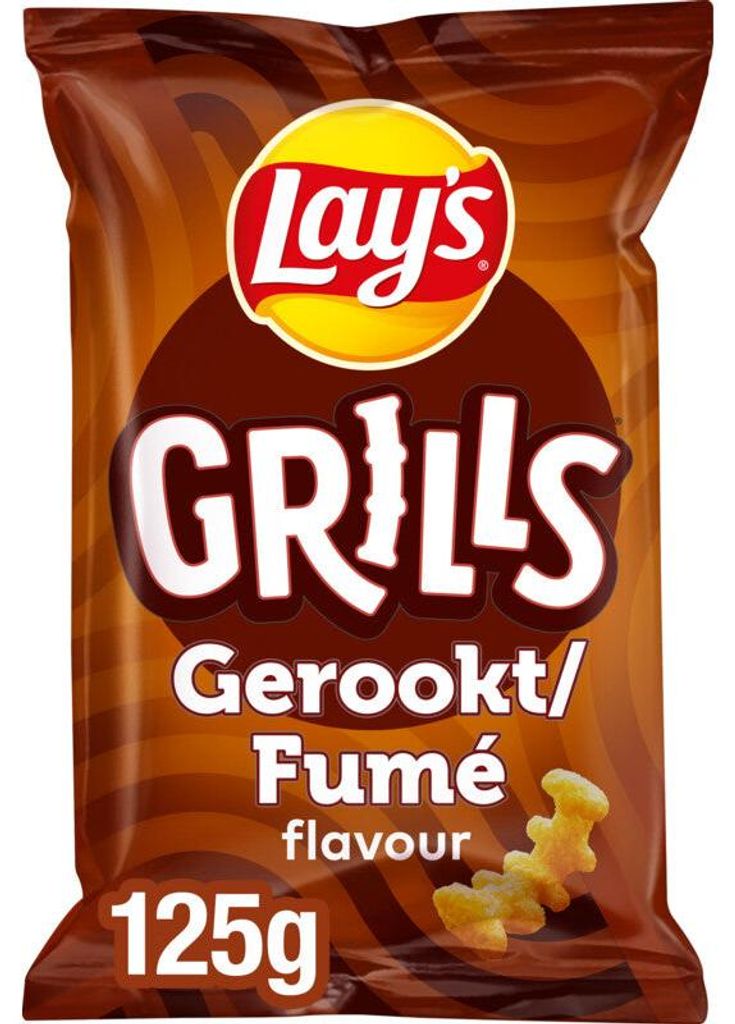 Lay's 8710398502285, Kartoffelchips, 125 g, Speck, 30 g, Produktbild 