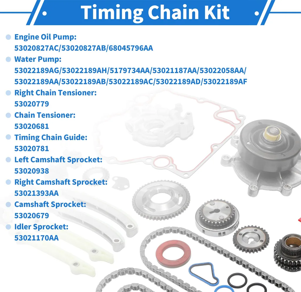 Supprimez les Bruits Moteur : Kit Distribution Dodge Durango 4.7L V8