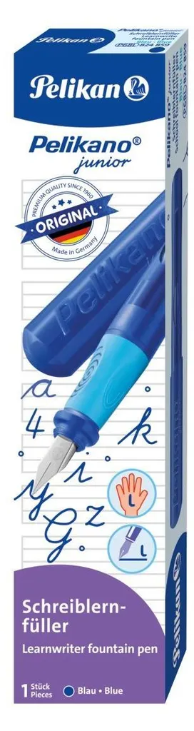 Pelikan Pelikano Junior Stylo-plume d'apprentissage Gaucher Bleu L