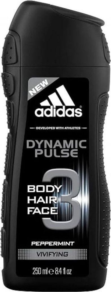 Adidas - 3-in-1 Duschgel - Dynamic Pulse - Pfefferminze - Belebend - 250 ml - 1 Stück