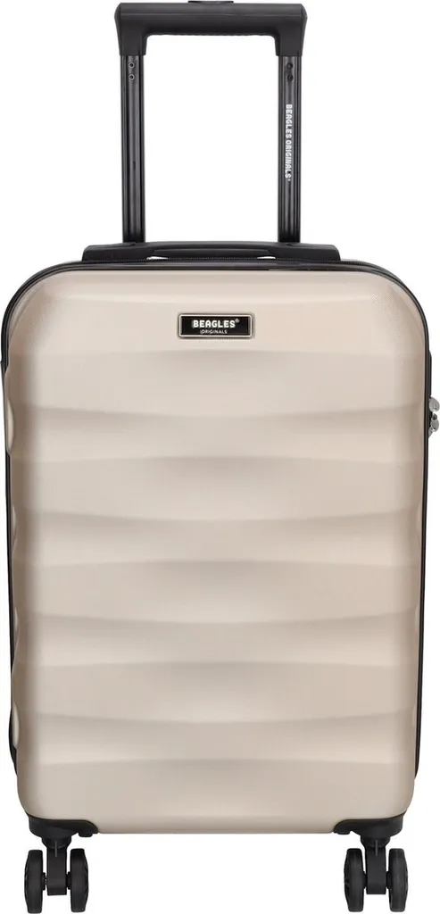 Valigia a mano Beagles Originals Champagne | Trolley Cabina Rigido