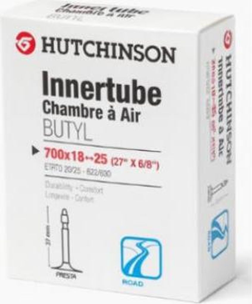 Hutchinson 28' Schlauch 'Standard', 700x18-25C, SV 48 mm (1 Stück)