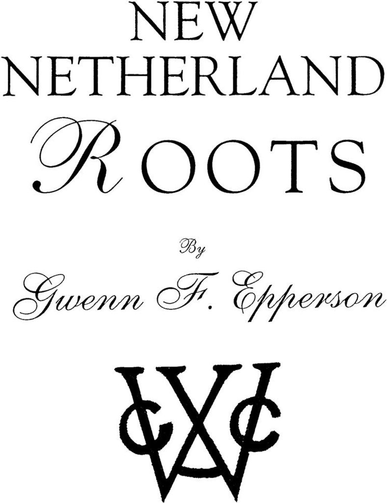 New Netherland Roots