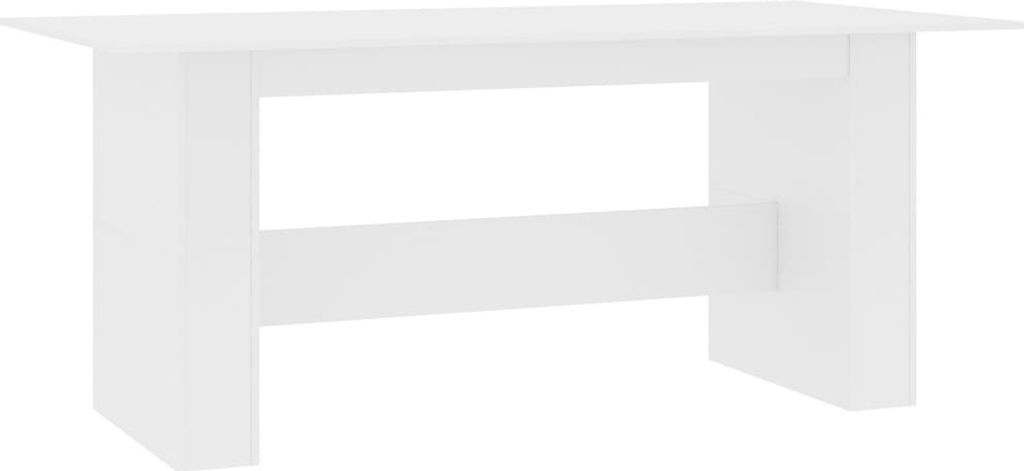 Esstisch Weiß 180x90x76 cm Holzwerkstoff