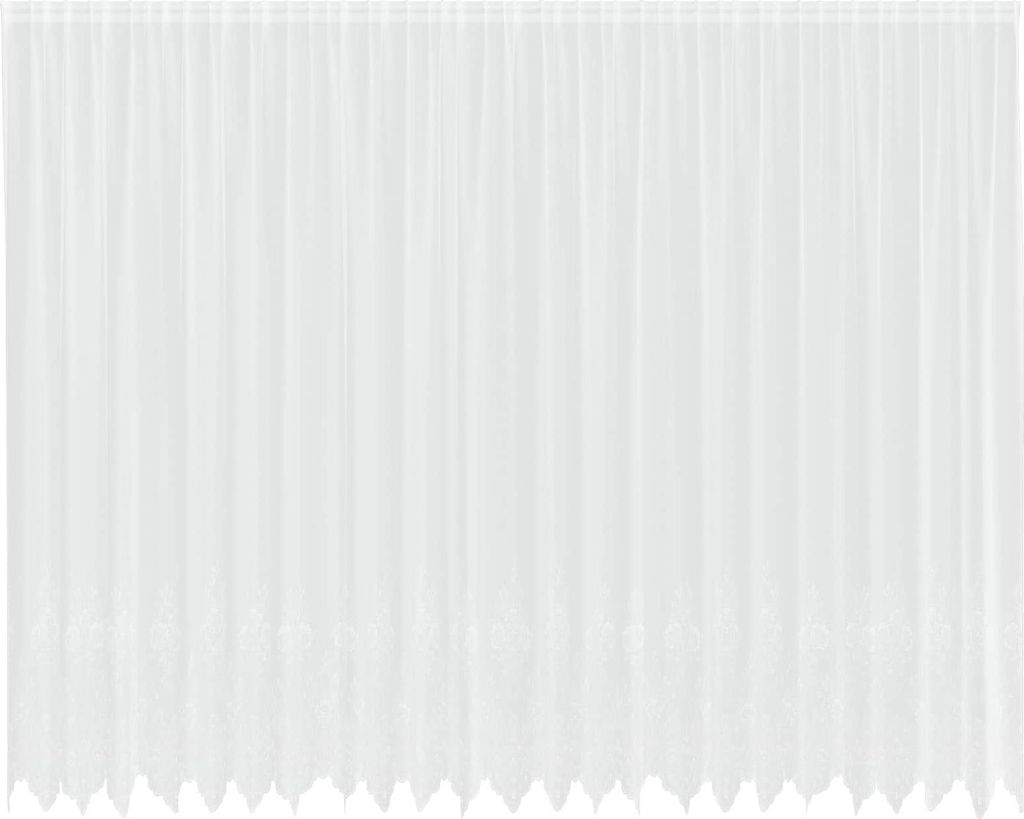 vidaXL Bílé záclony, 260 x 600 cm, polyester Obrázek produktu 