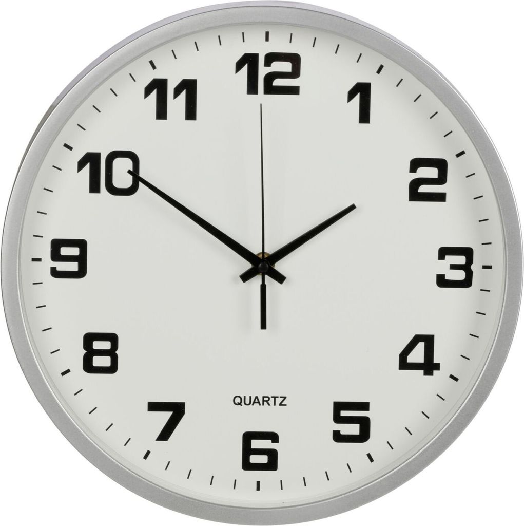 Wanduhr 30cm Küchenuhr Wohnzimmeruhr Baduhr Uhr Quarz Produktbild 