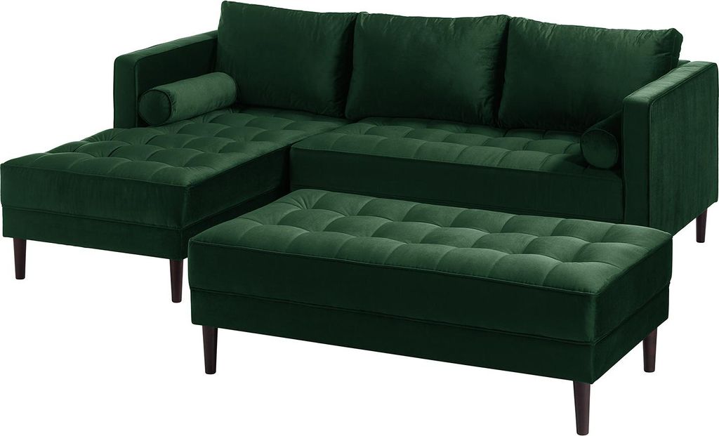 home24 Ecksofa - Samt
