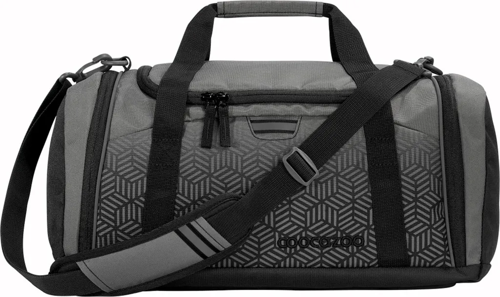 Sac de sport coocazoo pour collège et loisirs, coloris gris Black Carbon