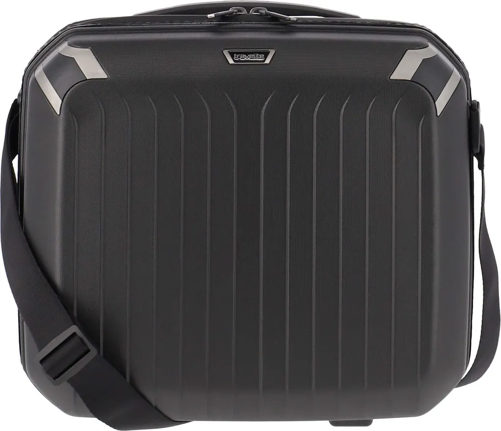 Travelite Elvaa Beautycase: Valigetta Trucco Indistruttibile Nera