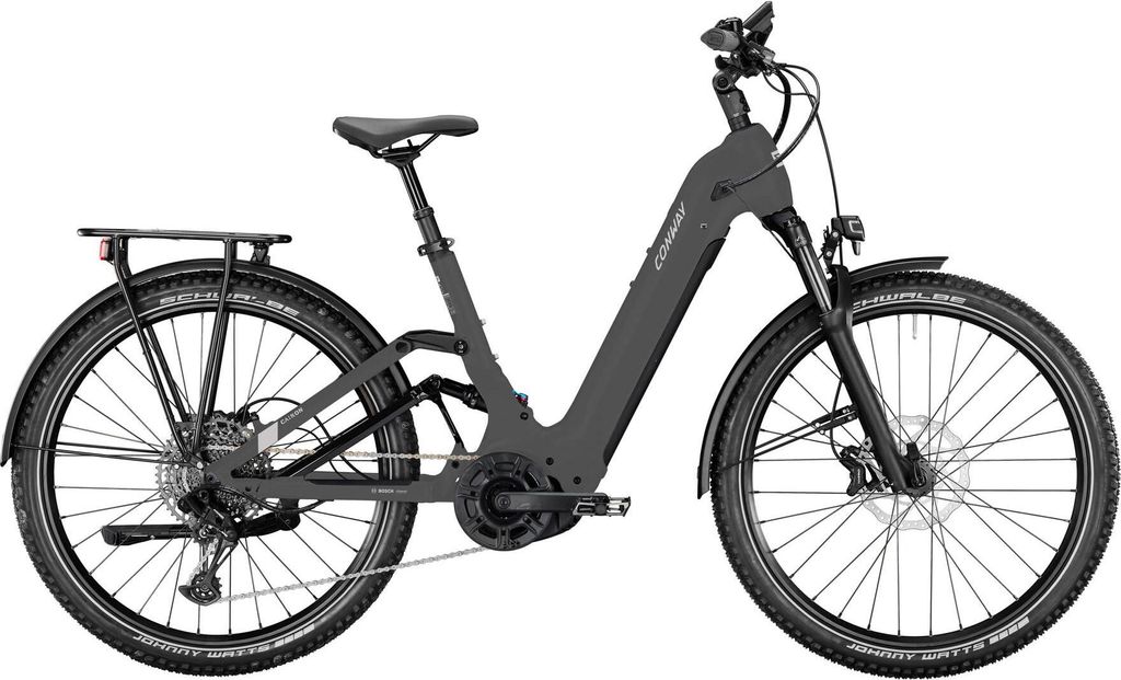 CONWAY Cairon C FS 2.0, Wave, 27", graphit grey matt, 9-Gang SHIMANO "Cues", ...