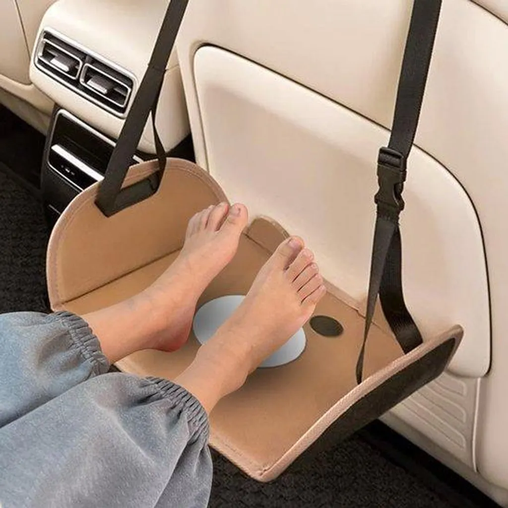 Repose-pieds voiture et avion - Confort des jambes pour longs voyages 45cm