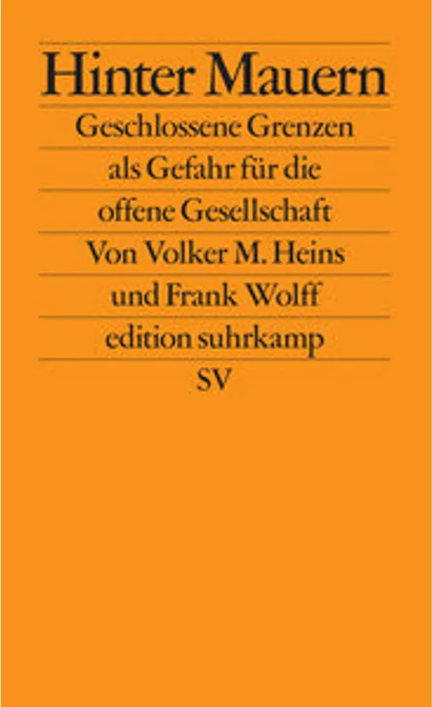 Livre Hinter Mauern récit authentique et historique broché en allemand