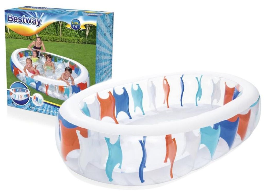 Bestway® Family Pool Elliptic 229 x 152 x 51 cm, oval Produktbild 
